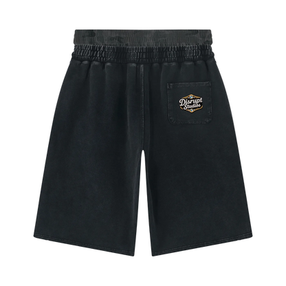 Disrupt Vintage Distressed Wide Leg Shorts