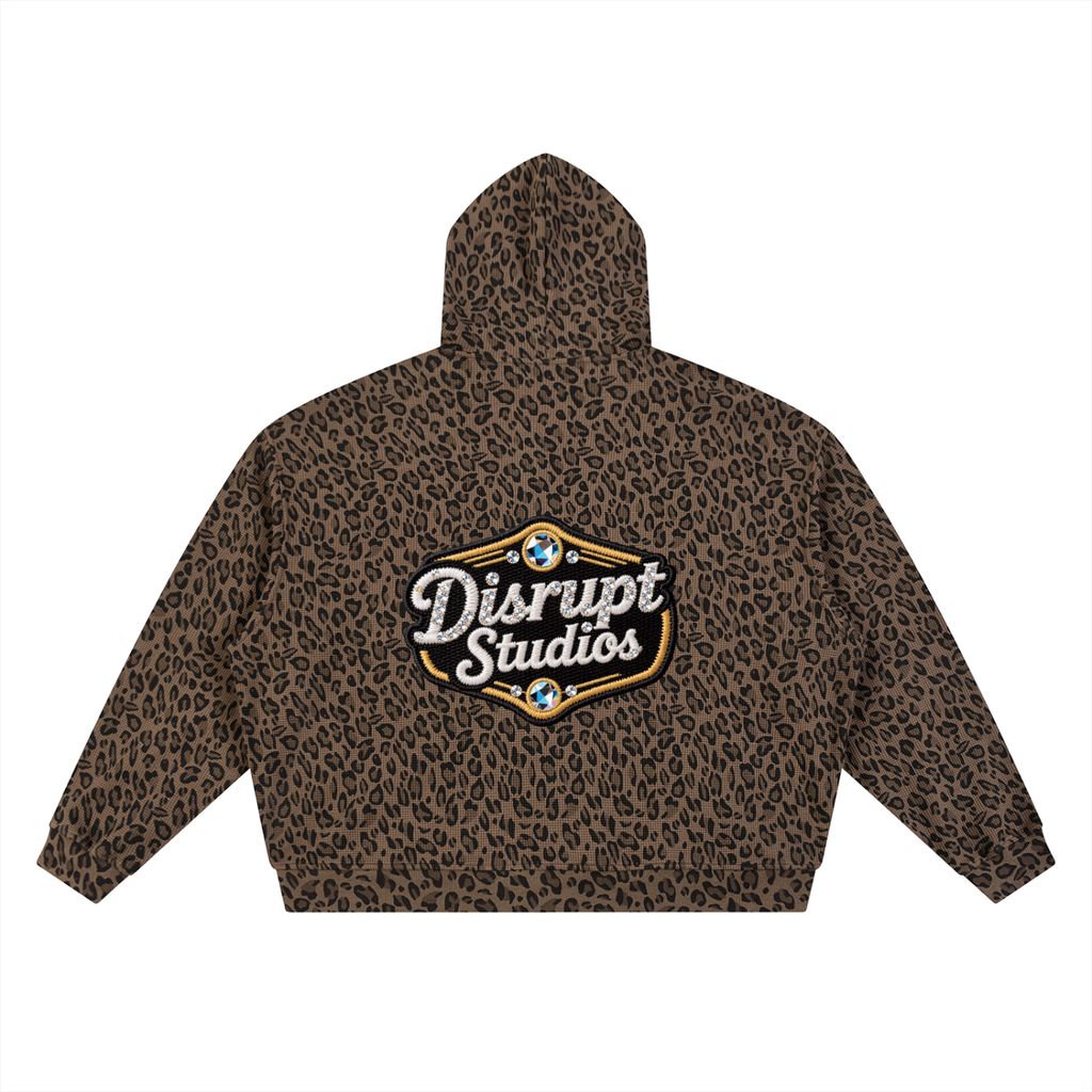 Disrupt Leopard Zip Up
