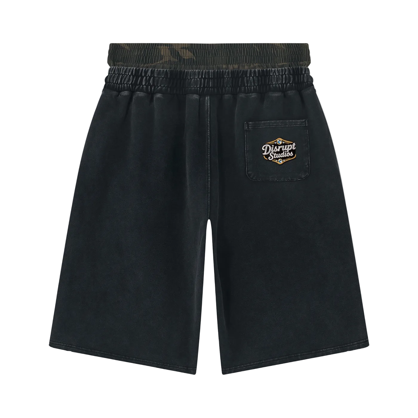Disrupt Vintage Distressed Wide Leg Shorts