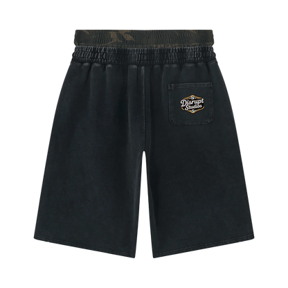 Disrupt Vintage Distressed Wide Leg Shorts