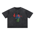 Mineral Wash Boxy Cotton T-Shirt