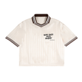 Contrast Stripes Polo Collar T-Shirt