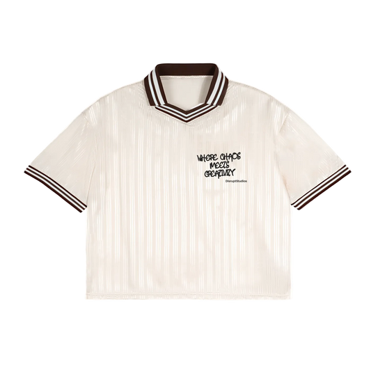 Contrast Striped Polo