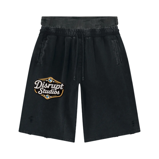 Disrupt Vintage Distressed Wide Leg Shorts