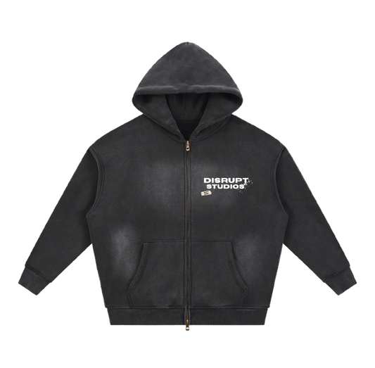 DISRUPT Two-way Zipper (Black)