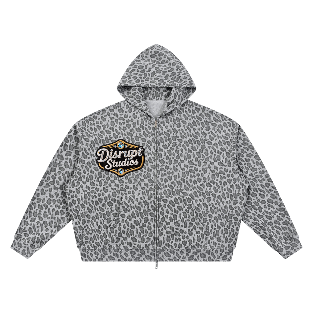 Disrupt Leopard Zip Up